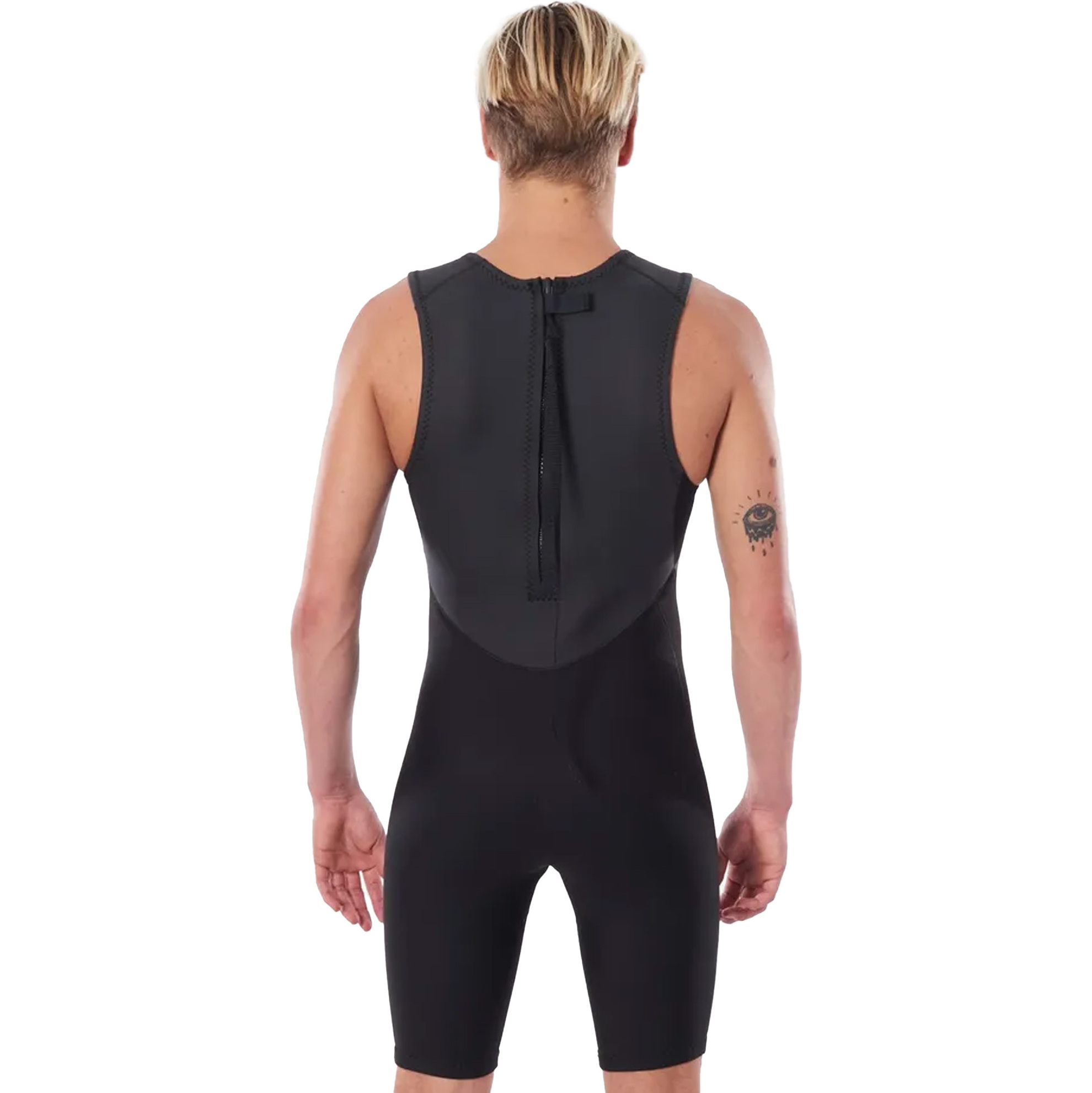 2026 Rip Curl Mens Dawn Patrol 2mm Short John Wetsuit 116MSP - Black